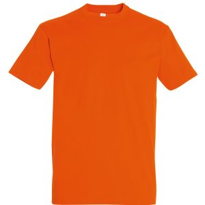 Unisex/ Heren T-Shirt Oranje