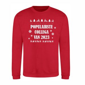 Populairste Collega Kersttrui