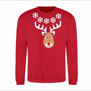 Rendier Kersttrui Rood