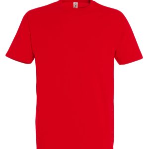 Unisex/ Heren T-Shirt – Rood