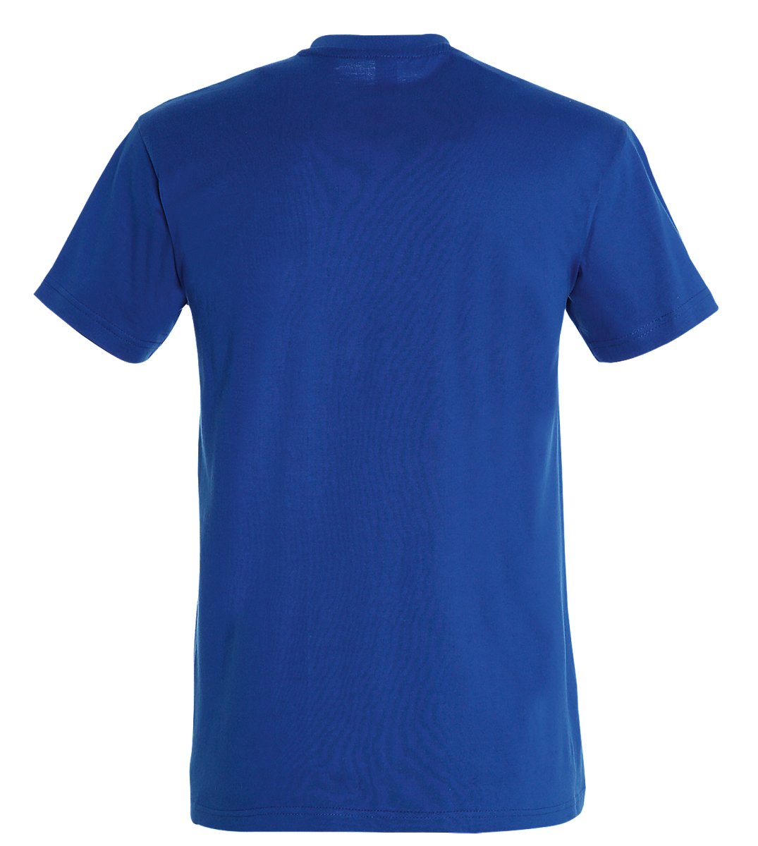 Unisex/ Heren T-Shirt – Kobalt Blauw - Afbeelding 3