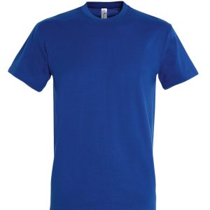 Unisex/ Heren T-Shirt – Kobalt Blauw