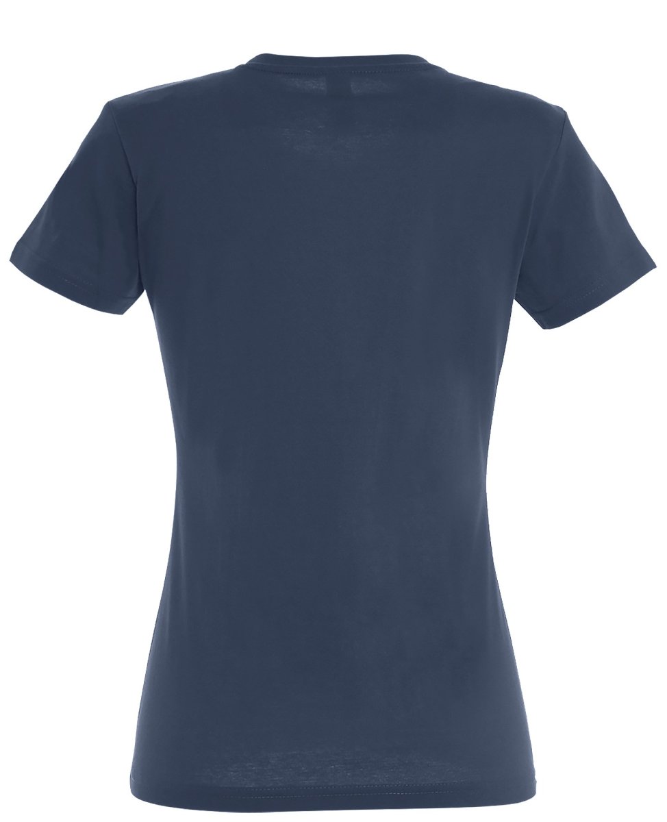 Dames T-Shirt – Denim Blauw - Afbeelding 3