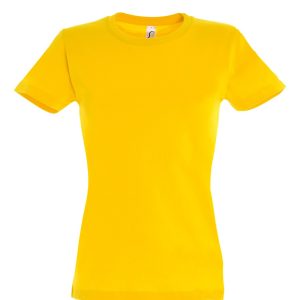 Dames T-Shirt – Geel