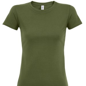 Dames T-Shirt – Khaki Groen