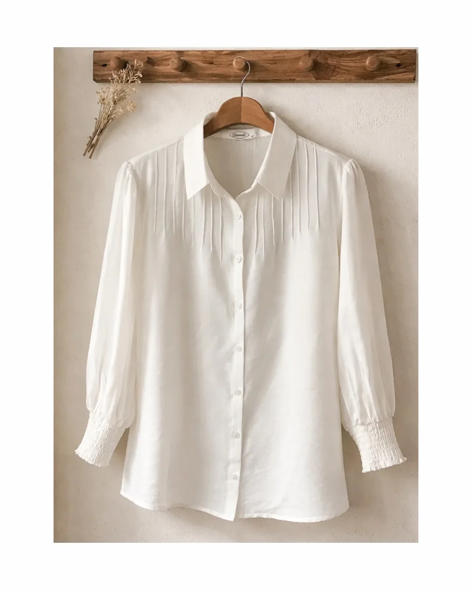 Sensia Blouse Anjeta Wit