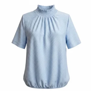 Sensia Blouson coll Shirt Alexia Blauw