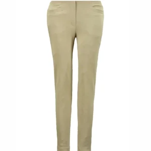 Sensia DamesPantalon Model Penny Kort Slim fit Zand