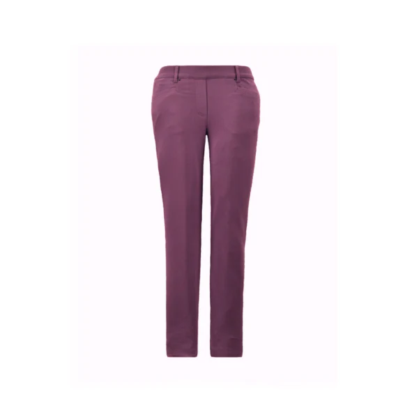Sensia Pantalon Patti Tricot met Comfortband - Burgundy
