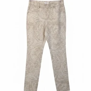 Sensia Stretch Broek Model Patti Beige Wit