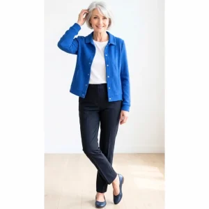 Sensia Vestjasje Richelle Bomber Model Kobaltblauw