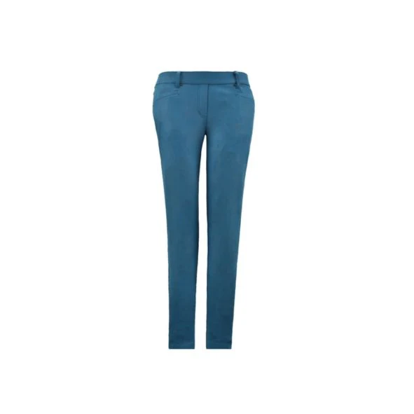 Sensia – Pantalon Patti Coated met Comfortband - Petrol - Afbeelding 2