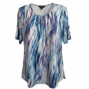 Shirt Dessin Blauw Paars