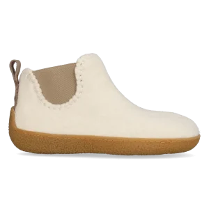 Tofvel Celsi Wollen slof met rubber zool