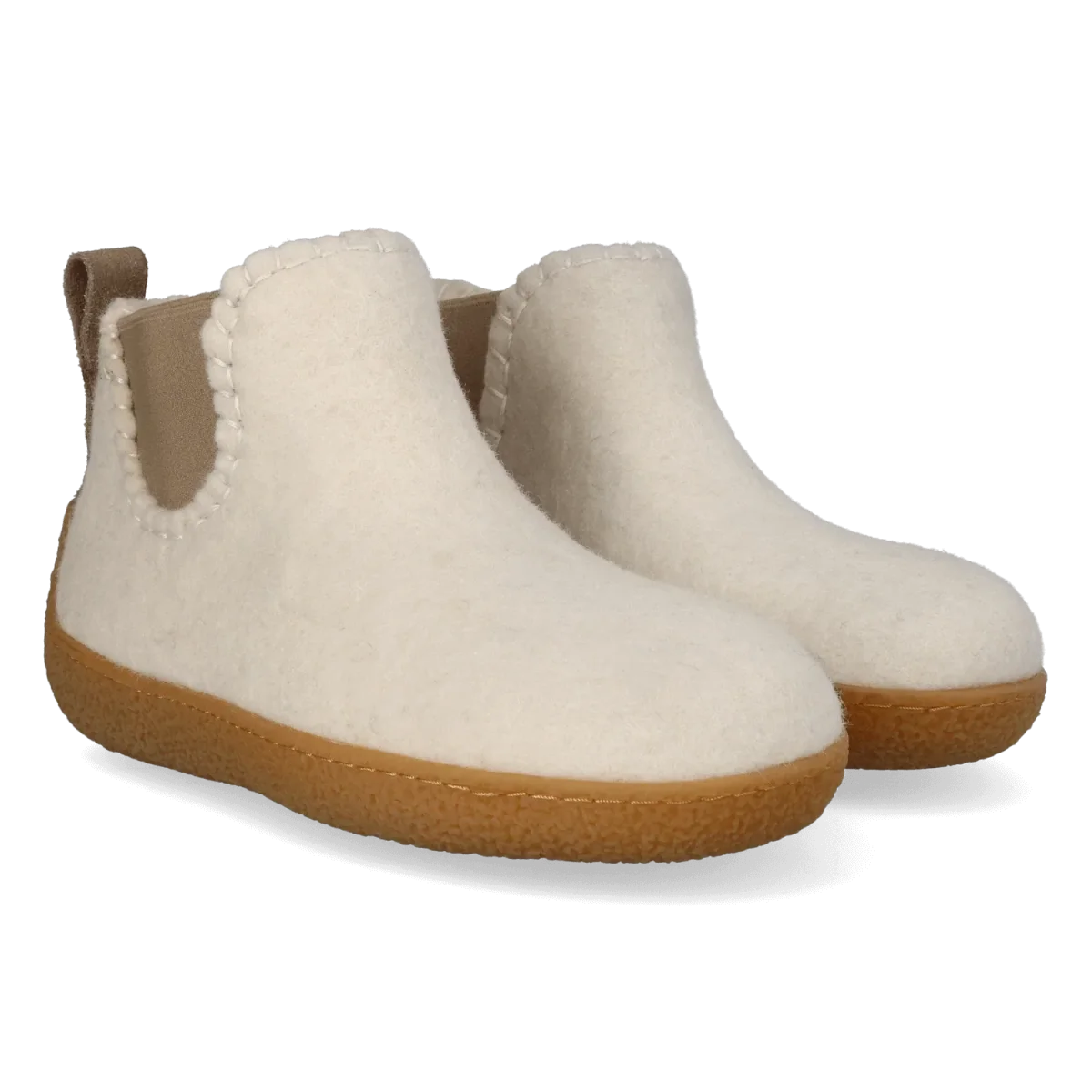 Tofvel Celsi Wollen slof met rubber zool - Afbeelding 4