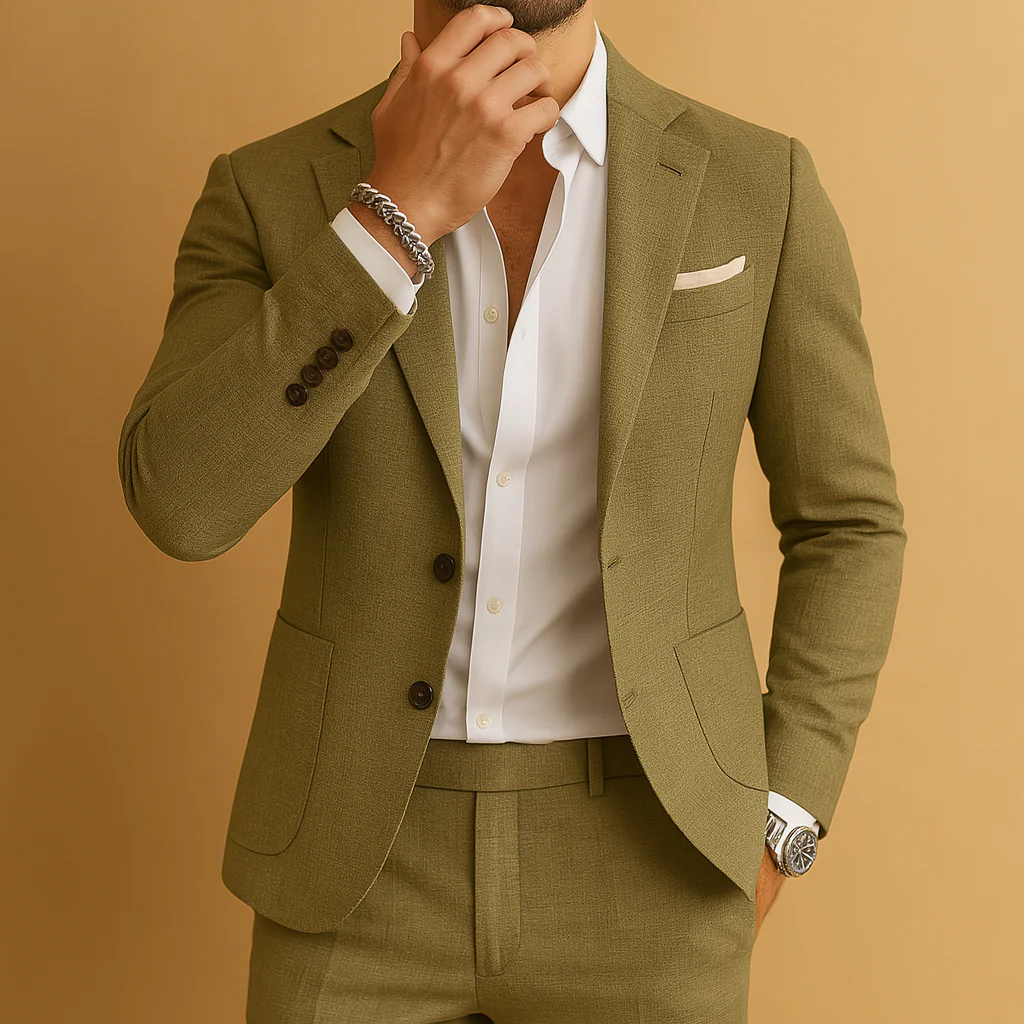 Stijlvol ademend kostuum voor heren | William - Afbeelding 2