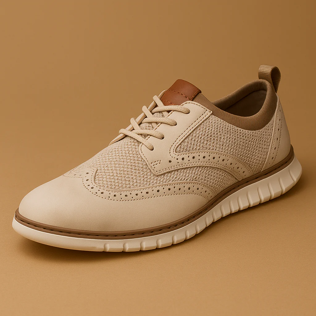 Ademende herenschoenen met brogue detail voor heren | Thijs - Afbeelding 6