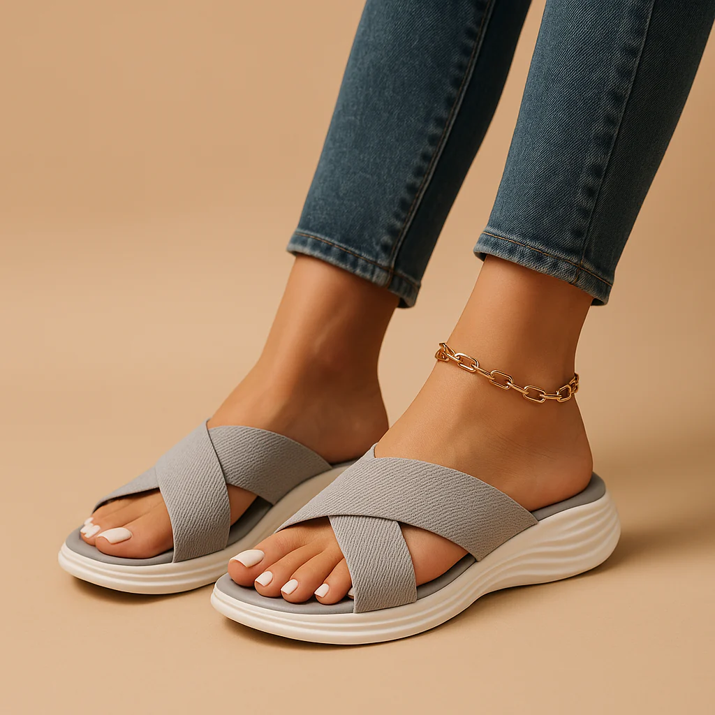 Ademende platte sandalen voor dames | Lianne - Afbeelding 4