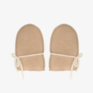 Babywanten van wol - Beige