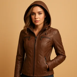 Bikerjack met vrouwelijke pasvorm voor dames | Danique