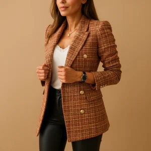 Blazer met flatterende pasvorm voor dames | Yara