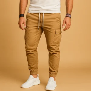 Daan | Cargo broek met zakken voor heren