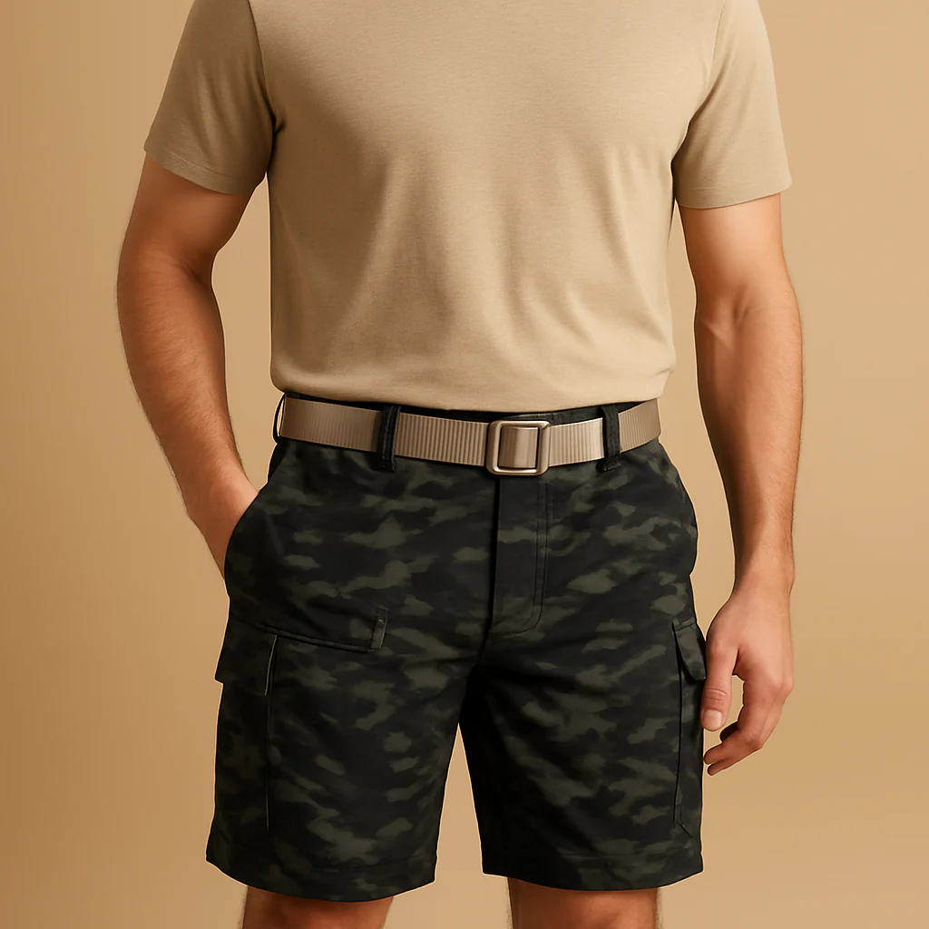 Comfortabele cargo short met zakken voor heren | Bram