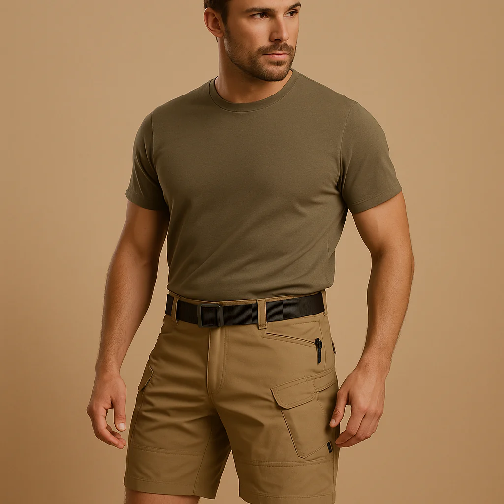 Comfortabele cargo short met zakken voor heren | Bram - Afbeelding 4