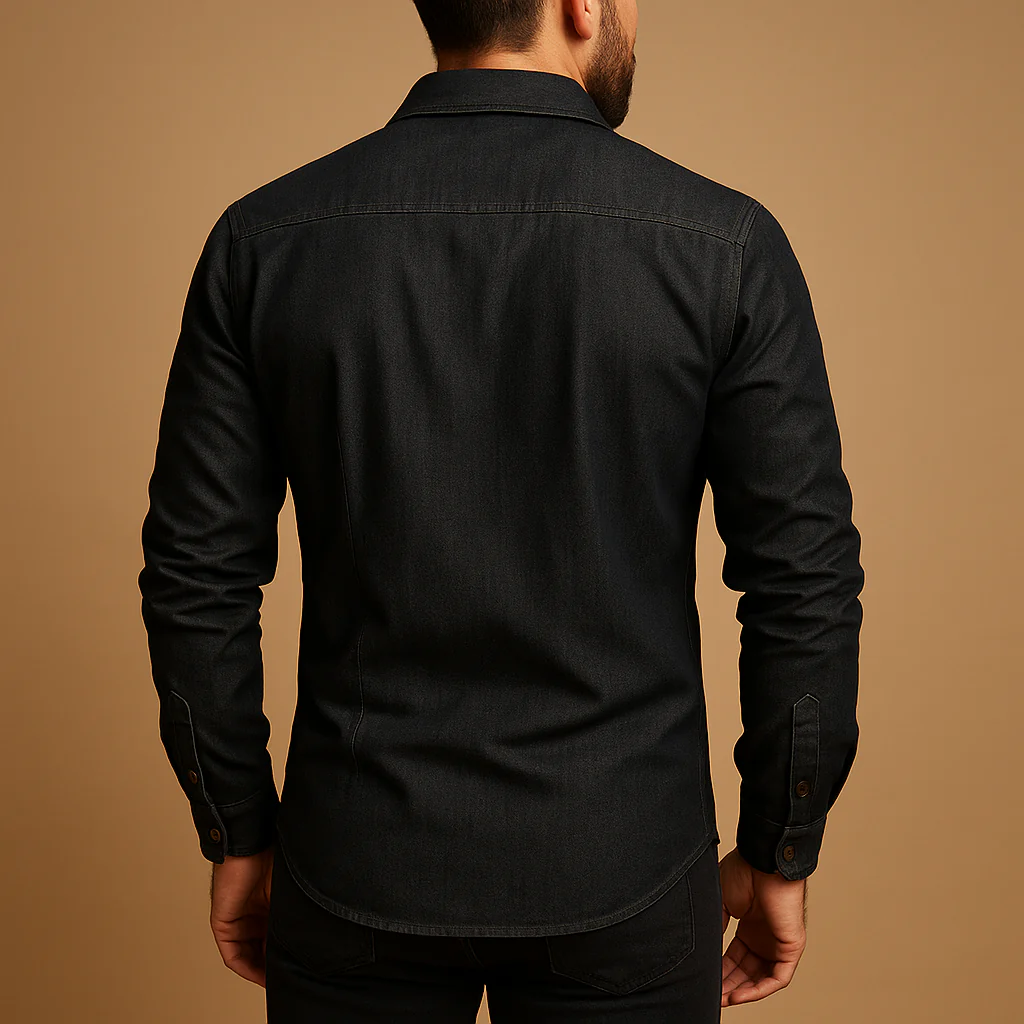 Casual katoenen shirt met lange mouwen voor heren | Guillem - Afbeelding 3