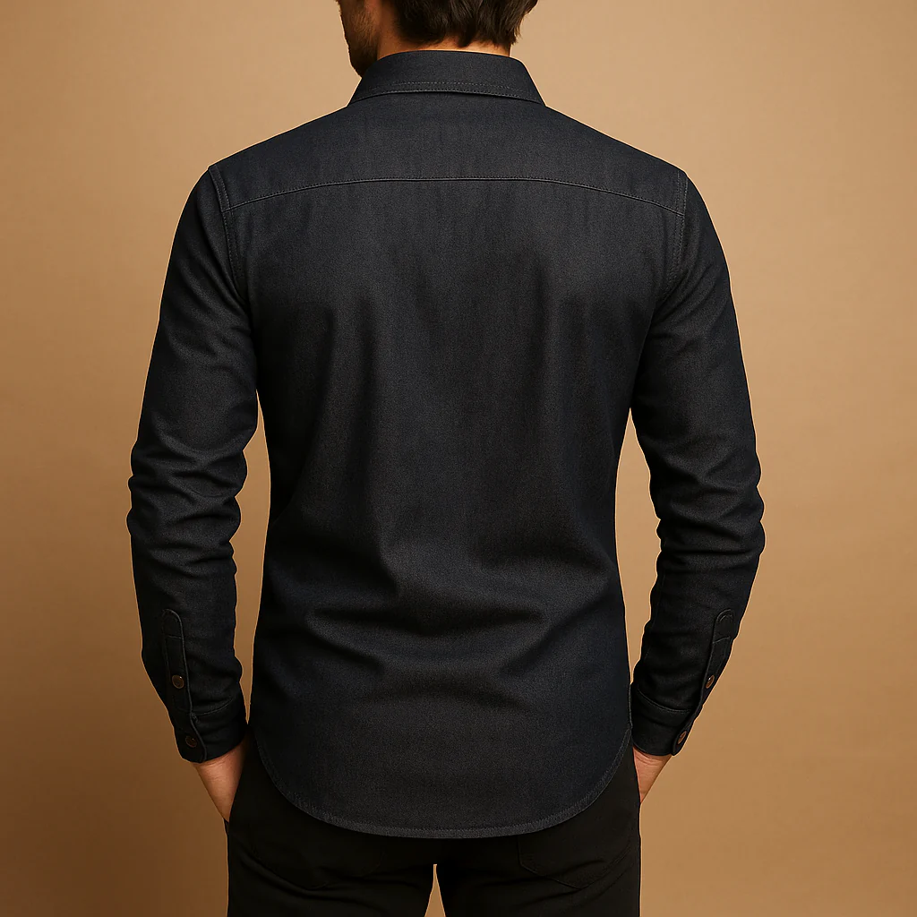 Casual katoenen shirt met lange mouwen voor heren | Guillem - Afbeelding 5