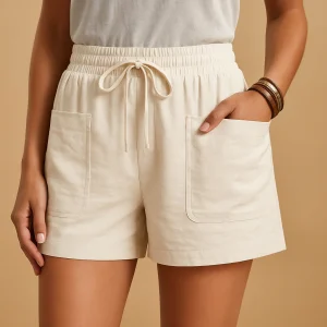 Casual zomershort voor dames met relaxte pasvorm | Jinte