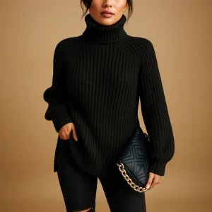 Coltrui met zachte textuur en minimalistisch design voor dames | Jinte