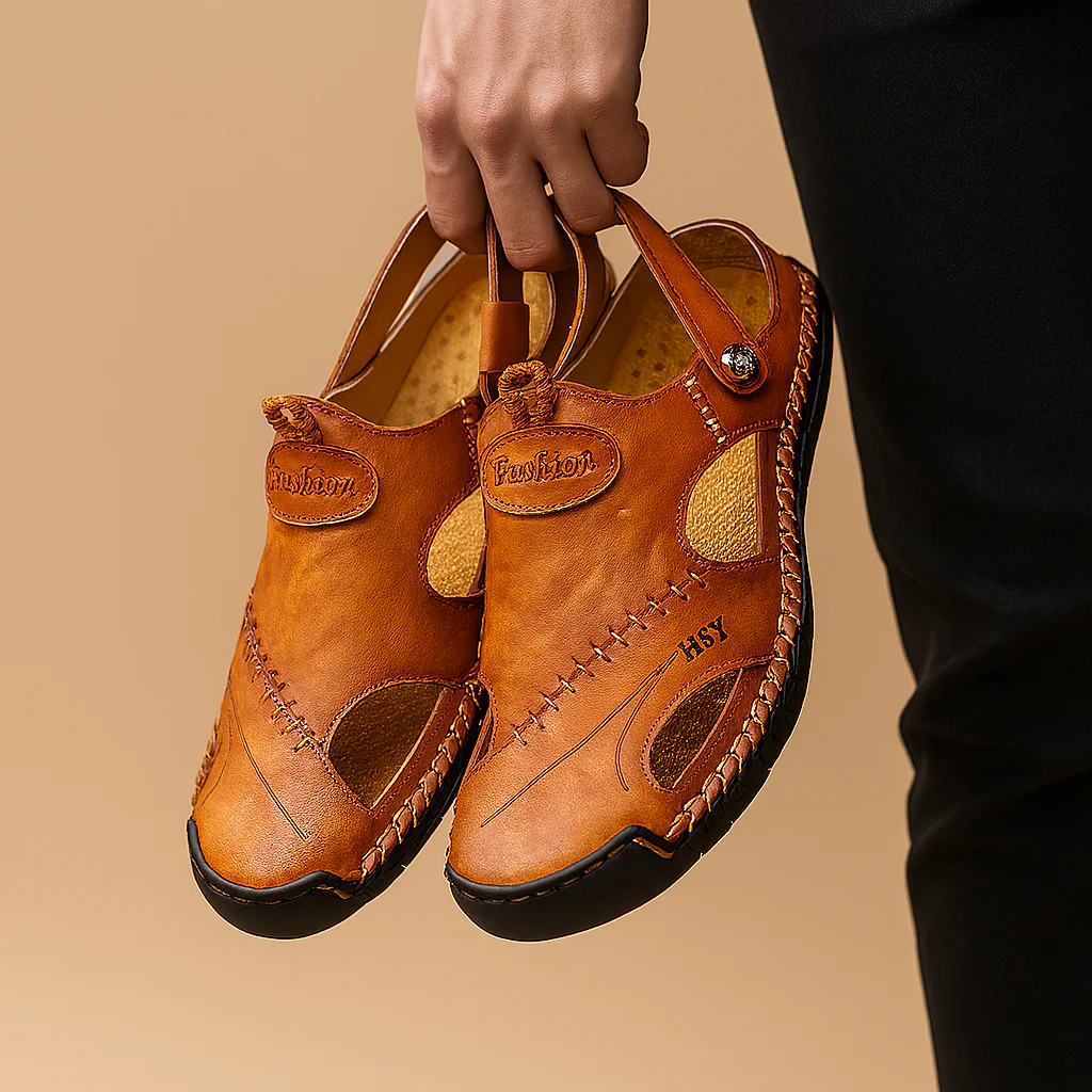 Comfortabele wandelsandalen voor heren met dubbele band | Koen - Afbeelding 4