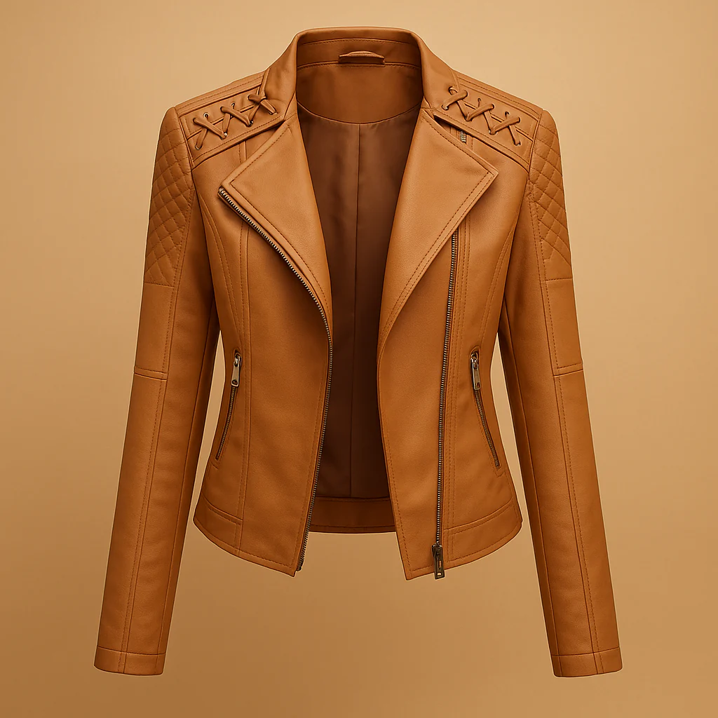 Damesjack met opstaande kraag en ritsdetails | Mireille - Afbeelding 7