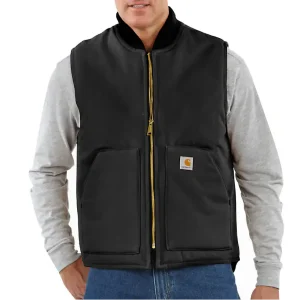 Carhartt Iconic Firmduck gevoerd canvas vest.