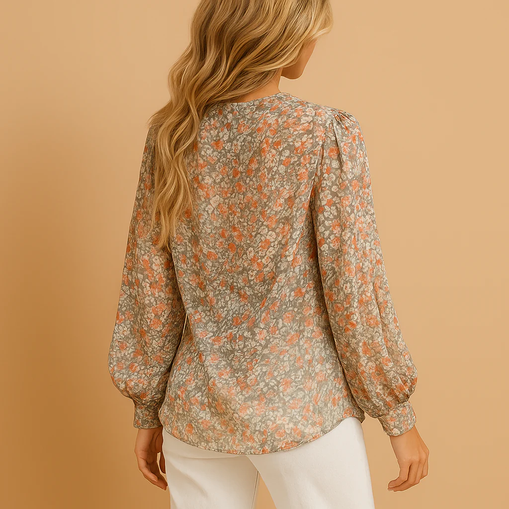 Elegante blouse met lange mouwen voor dames | Yara - Afbeelding 5