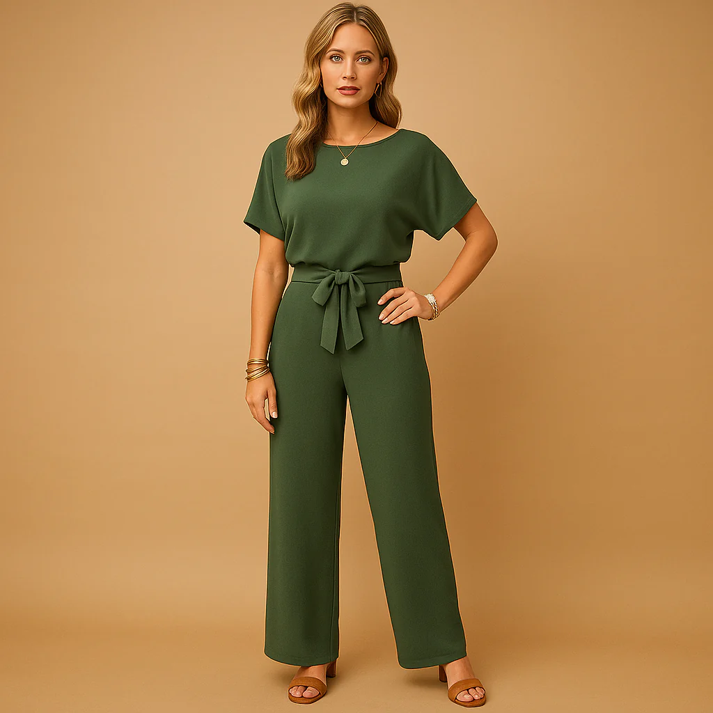 Nina | Elegante getailleerde jumpsuit met losvallende mouwen voor dames - Afbeelding 9