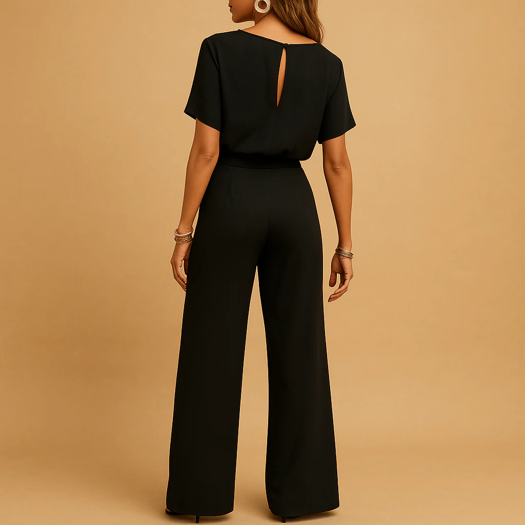 Nina | Elegante getailleerde jumpsuit met losvallende mouwen voor dames - Afbeelding 4