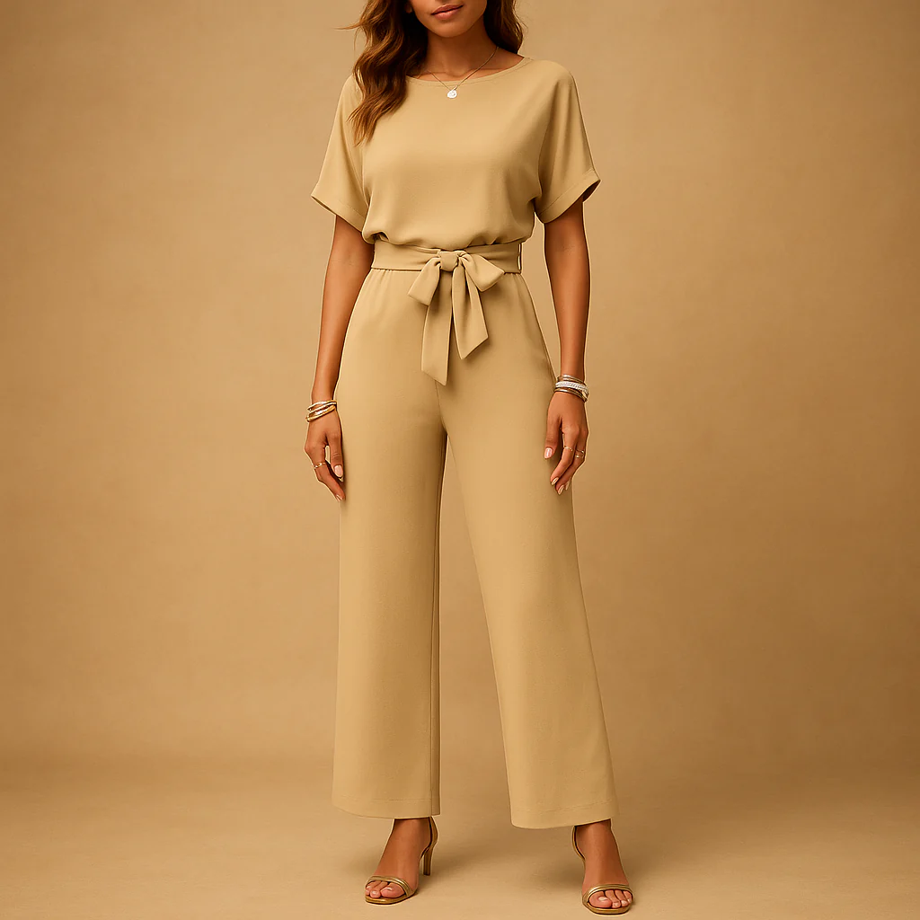 Nina | Elegante getailleerde jumpsuit met losvallende mouwen voor dames - Afbeelding 6