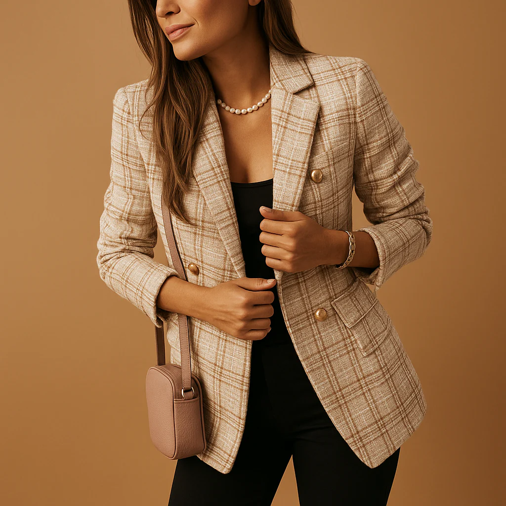 Getailleerde blazer met elegante snit voor dames | Tessa - Afbeelding 4