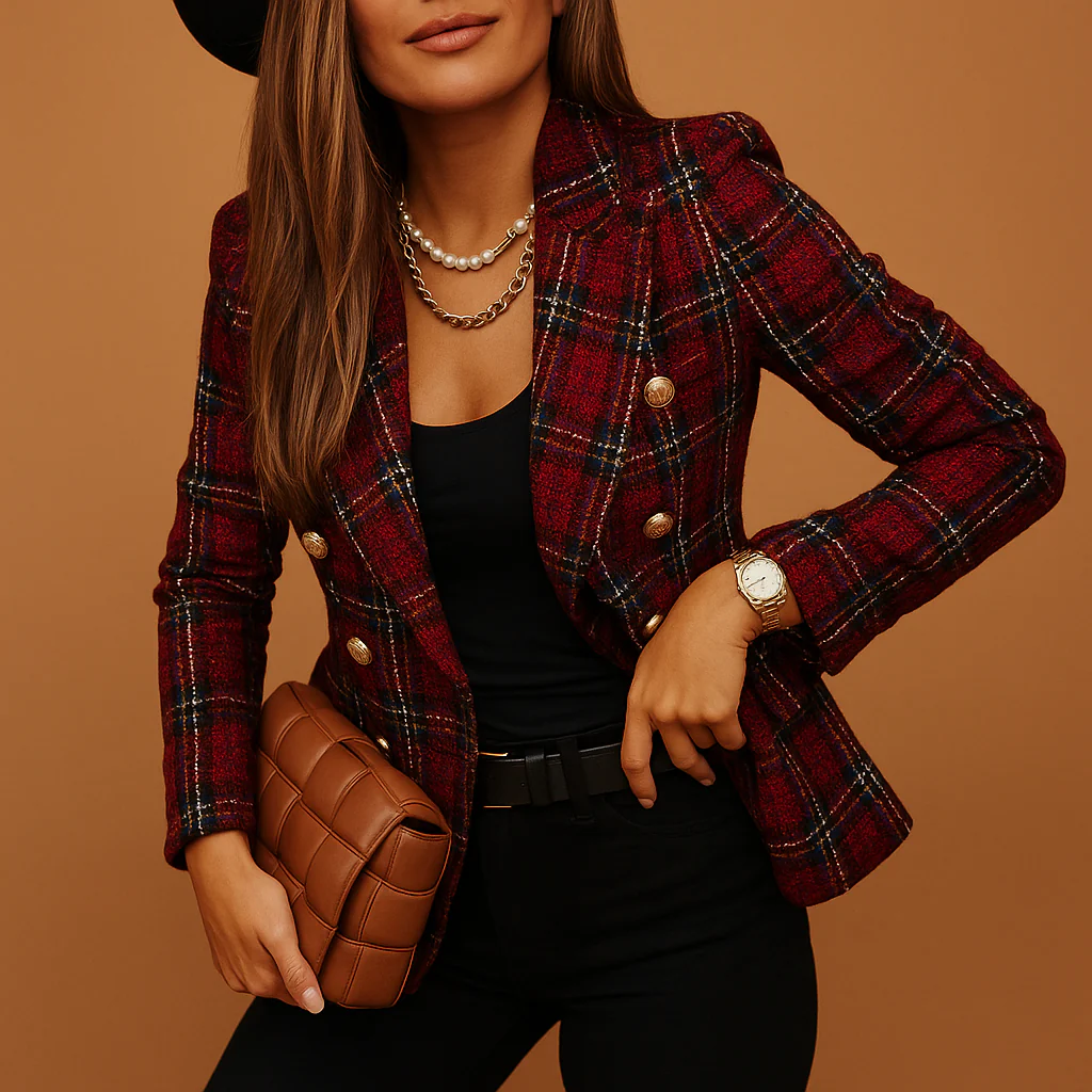 Getailleerde blazer met elegante snit voor dames | Tessa - Afbeelding 5