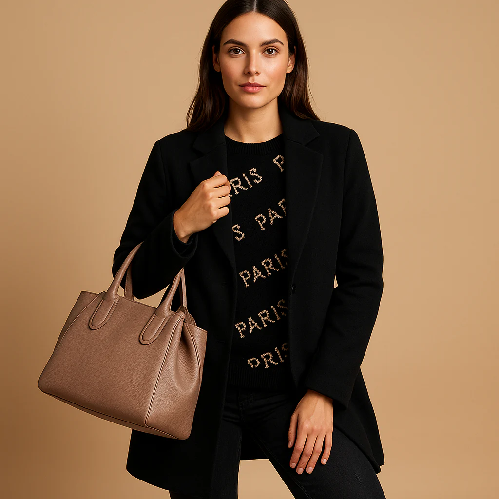 Lang elegant damesjack met klassieke snit | Evelien - Afbeelding 2