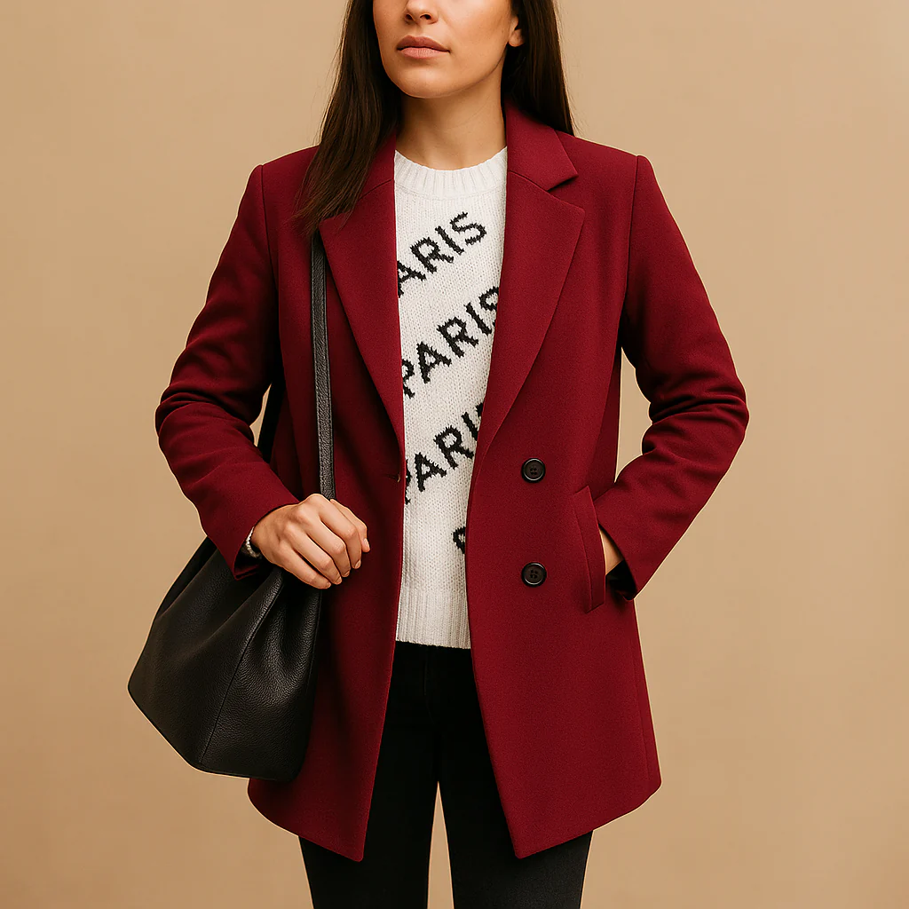 Lange winterjas voor dames | Marieke - Afbeelding 4