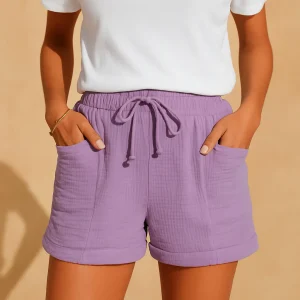 Lichtgewicht zomershorts met elastische taille voor dames | Manya