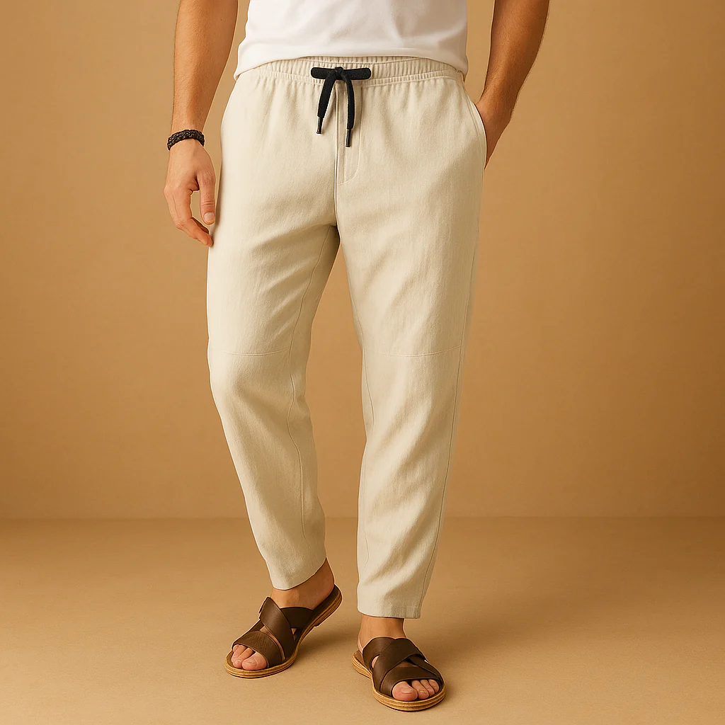 Katoenen herenbroek met losse pasvorm | Ruben - Afbeelding 6