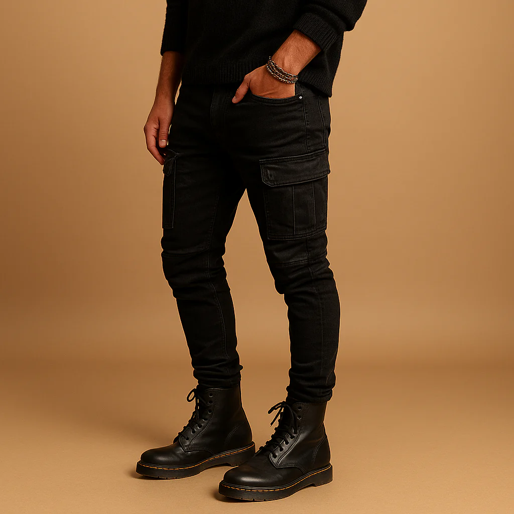 Katoenen herenbroek met losse pasvorm voor dagelijks gebruik | Ruben - Afbeelding 3