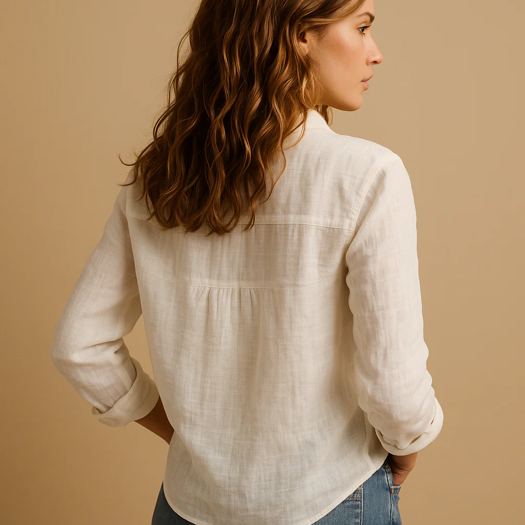 Luchtige casual blouse met relaxte pasvorm voor dames | Serena - Afbeelding 5