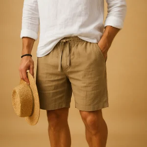 Niels | Luchtige zomershort met koordsluiting voor heren