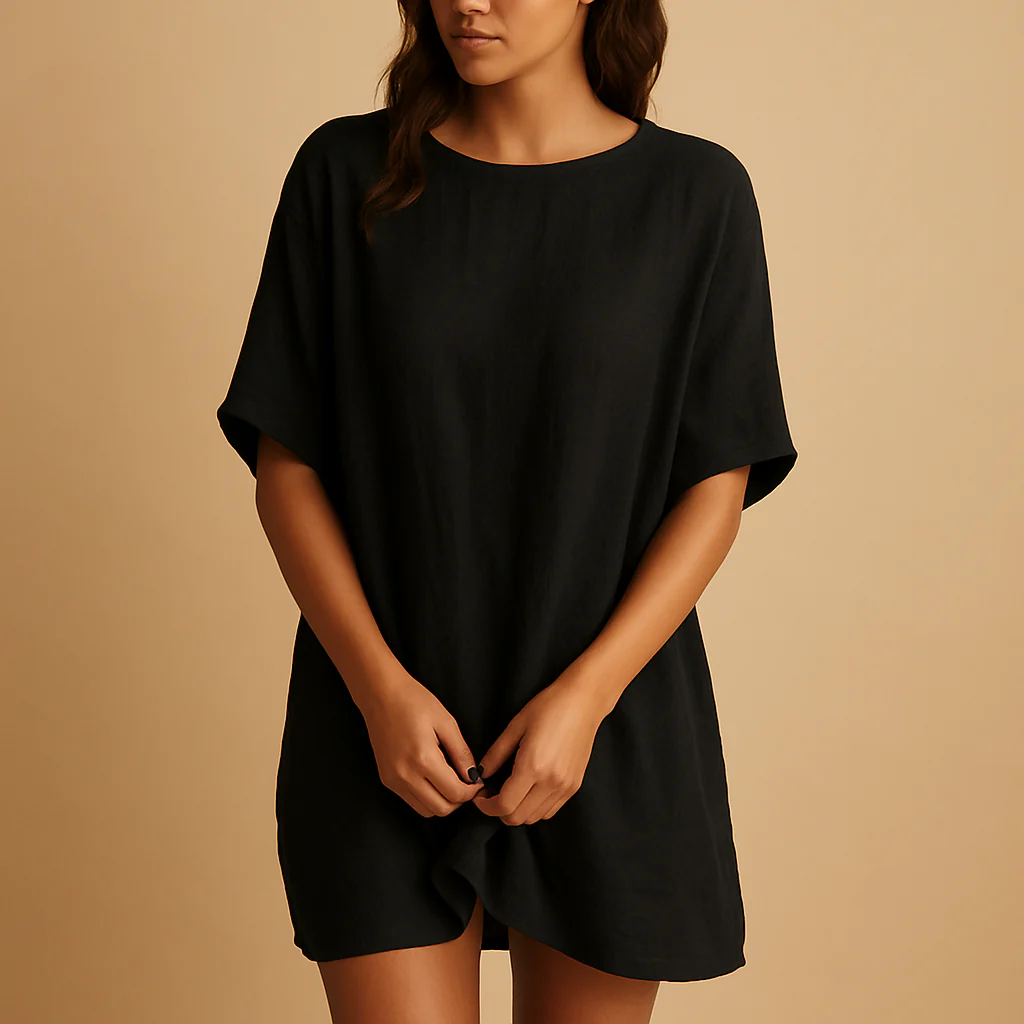 Luchtige midi-jurk tot op de knie voor dames | Maud - Afbeelding 4