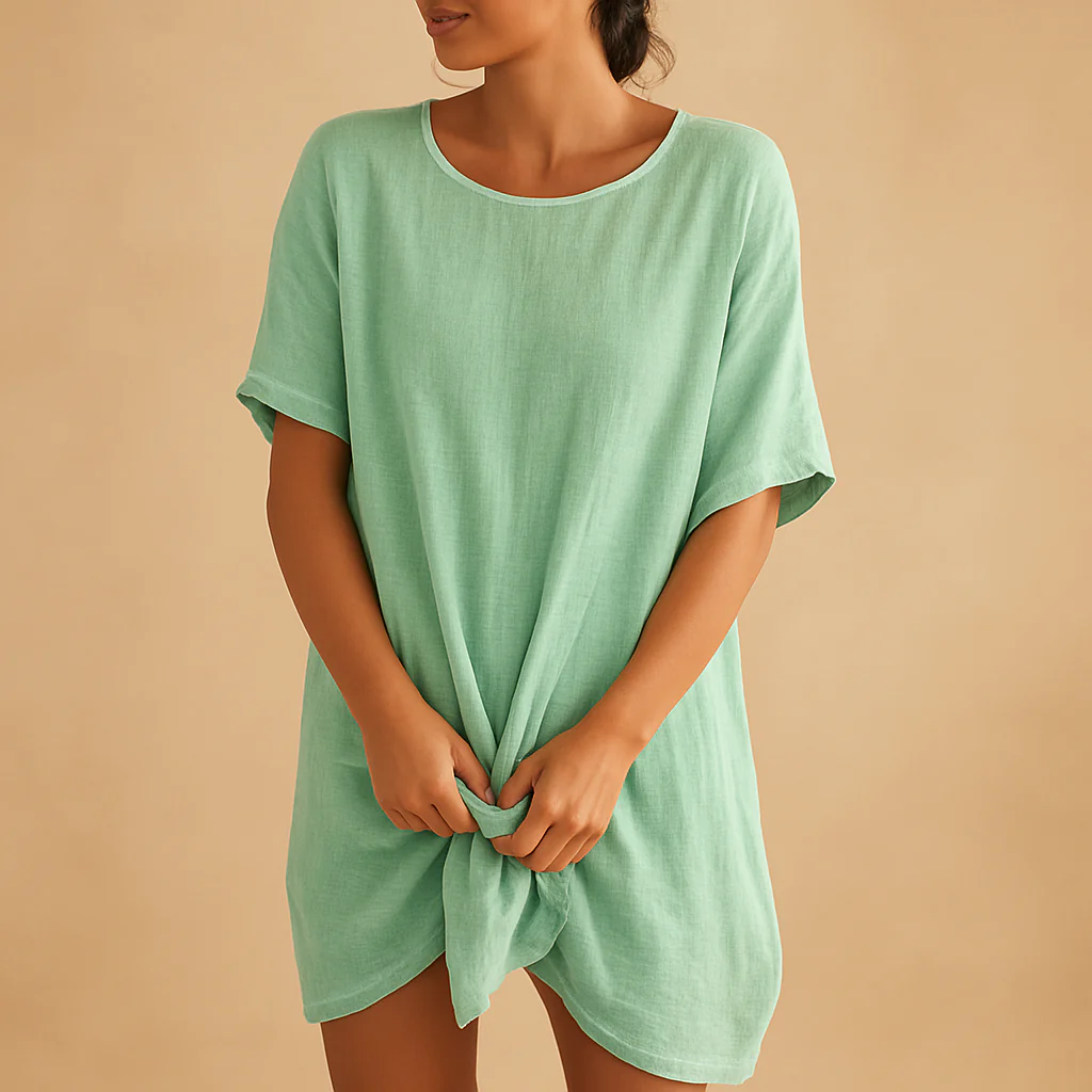 Luchtige midi-jurk tot op de knie voor dames | Maud - Afbeelding 6